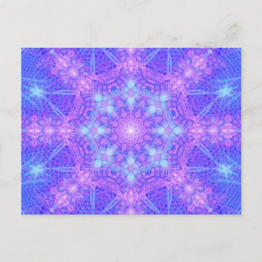 Star Essence Mandala Postkarte (Vorderseite)