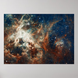 Star Factory 30 - NASA Hubble Weltraumteleskop Poster