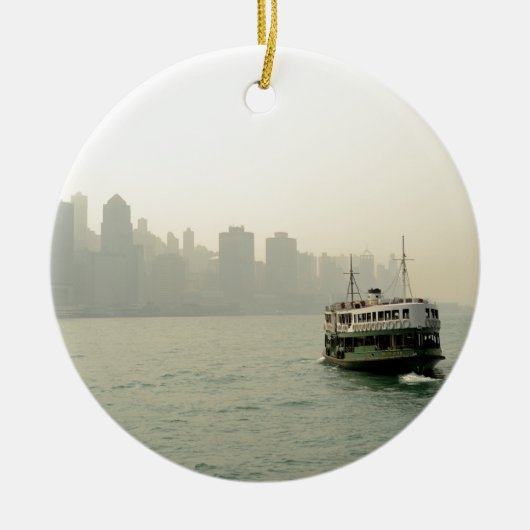 Star Ferry Hong Kong Keramik Ornament (Vorne)