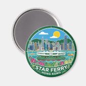 Star Ferry Hongkong Magnet (Vorderseite/Rückseite)