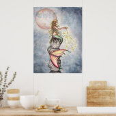 Star Filled Sky Mermaid Poster by Molly Harrison (Küche)