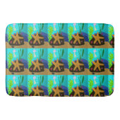Star Fish and Jelly Fish Bathroom Mat Badematte (Vorderseite)
