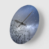 Star Flight Runde Wanduhr (Winkel)