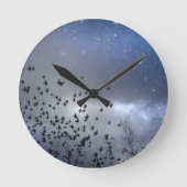 Star Flight Runde Wanduhr (Vorderseite)