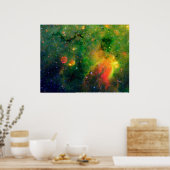 Star Formation & Supernova Nebula IRDC G11.11-0.11 Poster (Küche)