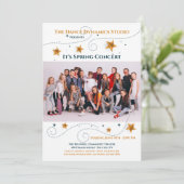 Star Foto Frame Erwägung Foto Einladung (Stehend Vorderseite)