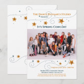 Star Foto Frame Erwägung Foto Einladung (Vorne/Hinten)