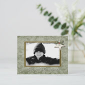 Star Foto Postkarte (Stehend Vorderseite)