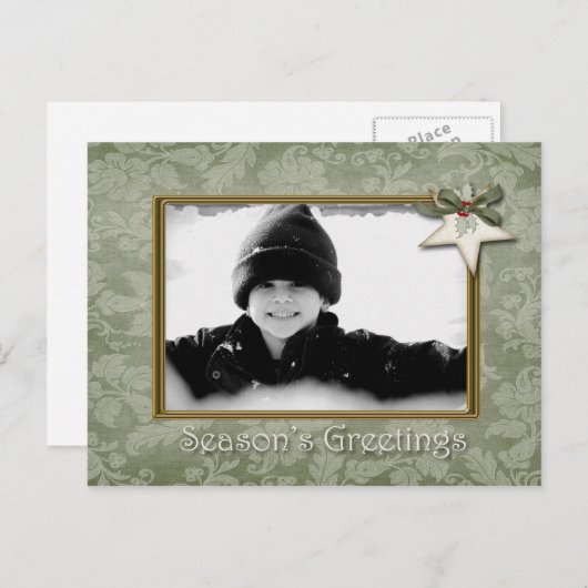 Star Foto Postkarte (Vorne/Hinten)