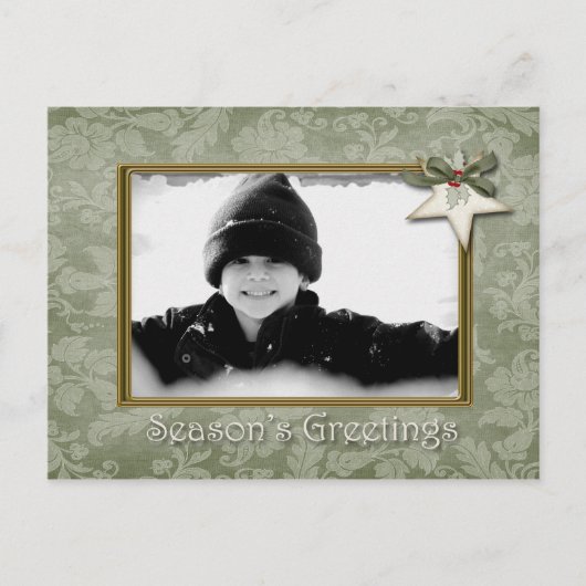 Star Foto Postkarte (Vorderseite)