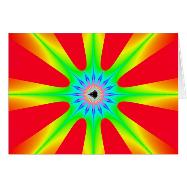 Star - Fraktal-Karte (Vorderseite (Horizontal))