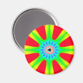 Star - Fraktal Magnet (Vorderseite/Rückseite)