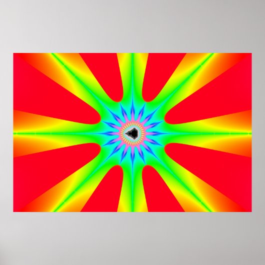 Star - Fraktal Poster (Vorne)