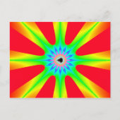 Star - Fraktal Postkarte (Vorderseite)