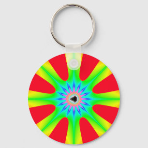 Star - Fraktal Schlüsselanhänger