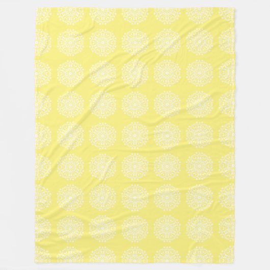 Star Fruit Mandala Fleecedecke (Vorderseite)