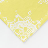 Star Fruit Mandala Fleecedecke (Ecke)