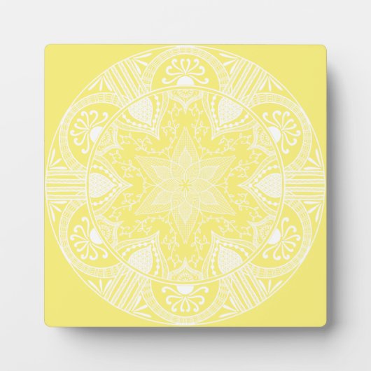 Star Fruit Mandala Fotoplatte (Vorderseite)