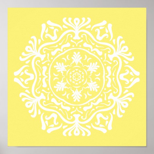 Star Fruit Mandala Poster (Vorne)