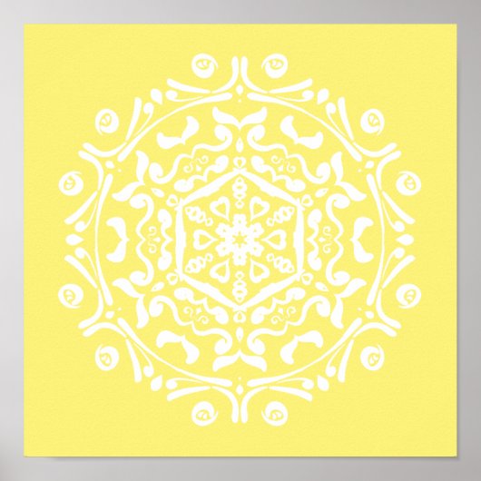 Star Fruit Mandala Poster (Vorne)