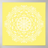 Star Fruit Mandala Poster (Vorne)