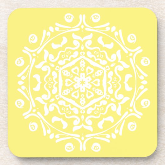 Star Fruit Mandala Untersetzer (Vorderseite)