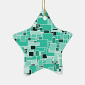 Star für Weihnachtsbaum Keramik Ornament (Rechts)