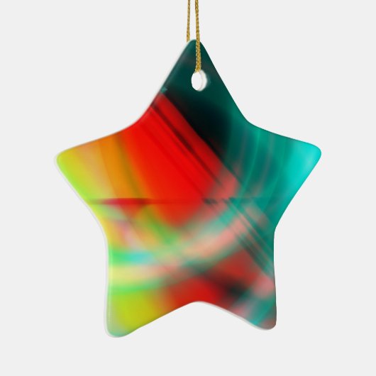 Star für Weihnachtsbaum Keramik Ornament (Rechts)