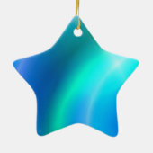 Star für Weihnachtsbaum Keramik Ornament (Hinten)