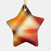Star für Weihnachtsbaum Keramik Ornament (Links)