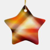 Star für Weihnachtsbaum Keramik Ornament (Hinten)