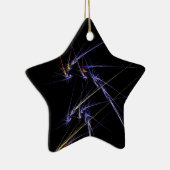 Star für Weihnachtsbaum Keramik Ornament (Rechts)