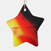 Star für Weihnachtsbaum Keramikornament (Links)