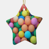 Star für Weihnachtsbaum Keramikornament (Links)