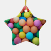 Star für Weihnachtsbaum Keramikornament (Hinten)