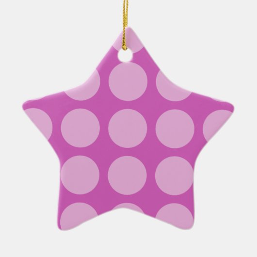 Star für Weihnachtsbaum Keramikornament (Vorne)