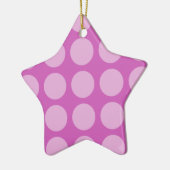Star für Weihnachtsbaum Keramikornament (Links)