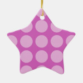 Star für Weihnachtsbaum Keramikornament (Hinten)