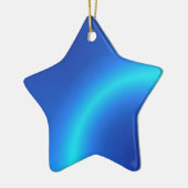 Star für Weihnachtsbaum Keramikornament (Links)