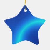 Star für Weihnachtsbaum Keramikornament (Hinten)