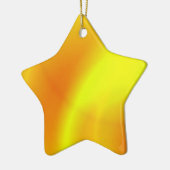 Star für Weihnachtsbaum Keramikornament (Links)