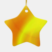 Star für Weihnachtsbaum Keramikornament (Hinten)