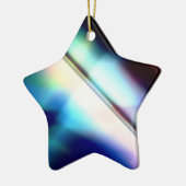 Star für Weihnachtsbaum Keramikornament (Links)