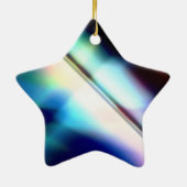Star für Weihnachtsbaum Keramikornament (Hinten)