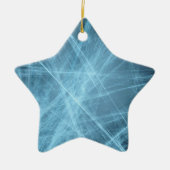 Star für Weihnachtsbaum Keramikornament (Vorne)