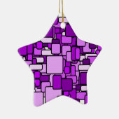 Star für Weihnachtsbaum Keramikornament (Rechts)