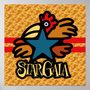 STAR GALA/ESTRELLA GALLO VON MASANSER PIXELAT POSTER