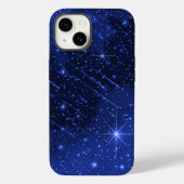 Star Galaxy on Blue Case-Mate iPhone Hülle (Rückseite)