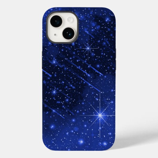 Star Galaxy on Blue Case-Mate iPhone Hülle (Rückseite)
