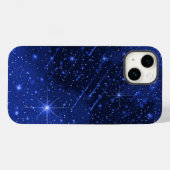 Star Galaxy on Blue Case-Mate iPhone Hülle (Rückseite (Horizontal))
